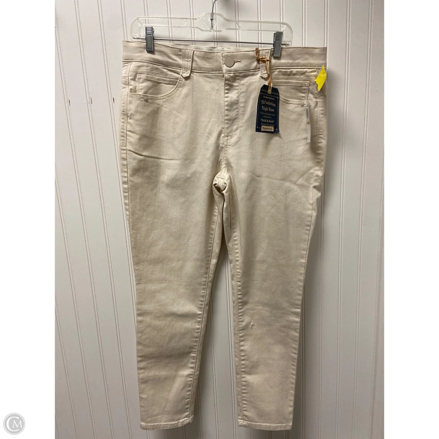 Jeans Skinny By Democracy In Beige, Size: 14p