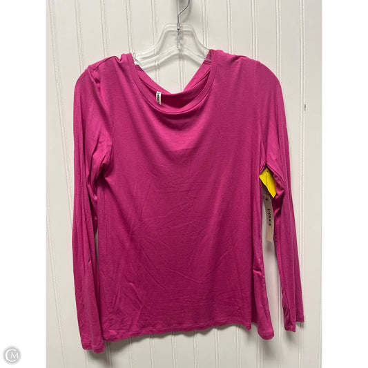 Top Long Sleeve Basic By Clothes Mentor In Pink, Size: S