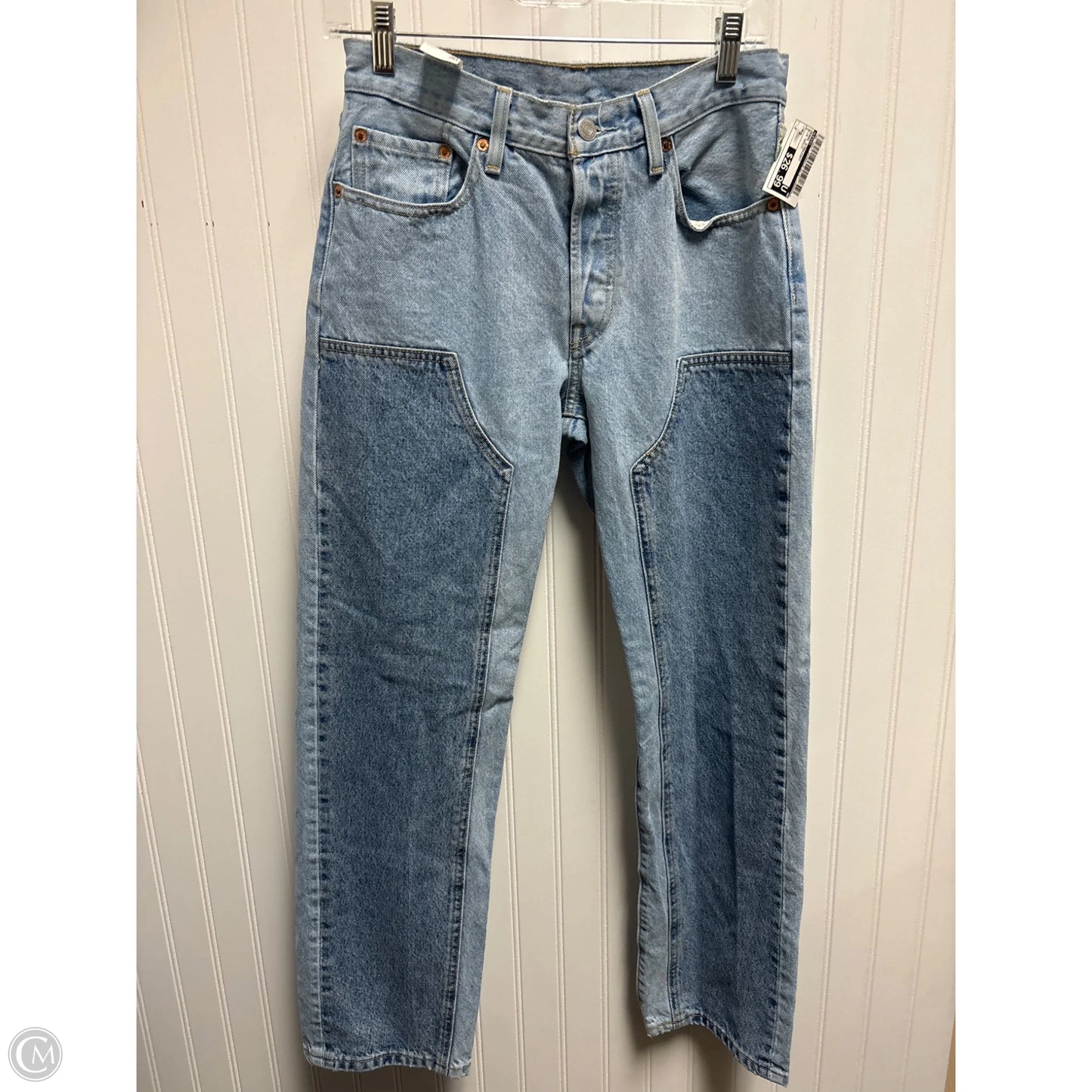Jeans Straight By Levis In Blue Denim, Size: 2