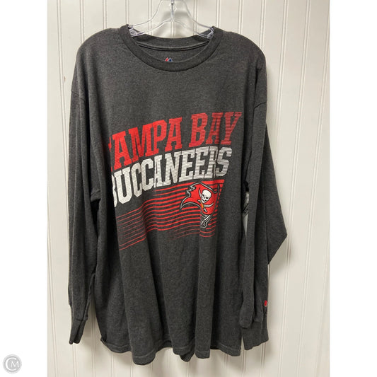 Athletic Top Long Sleeve Crewneck By Clothes Mentor In Grey, Size: Xl