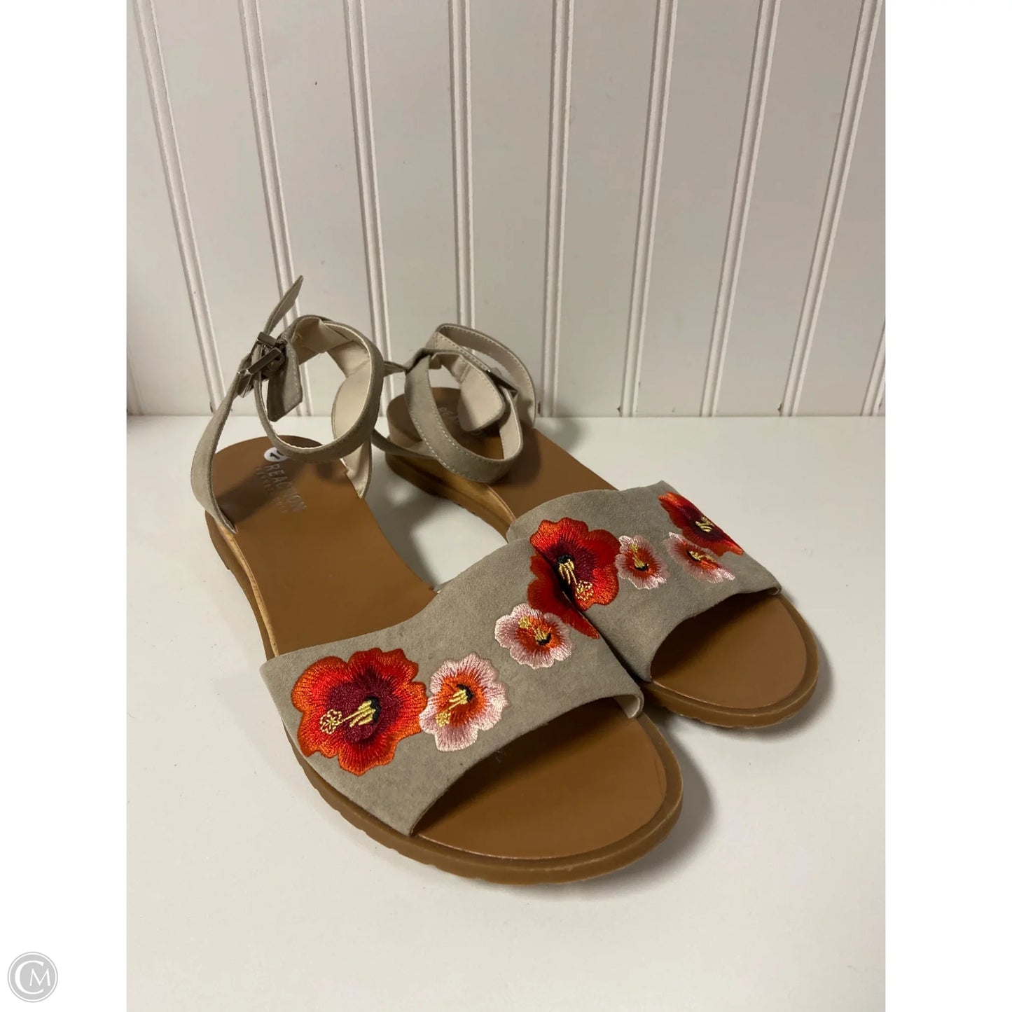 Sandals Flats By Kenneth Cole Reaction In Taupe, Size: 10