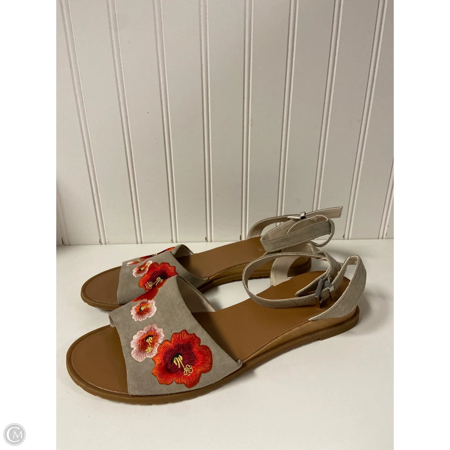 Sandals Flats By Kenneth Cole Reaction In Taupe, Size: 10