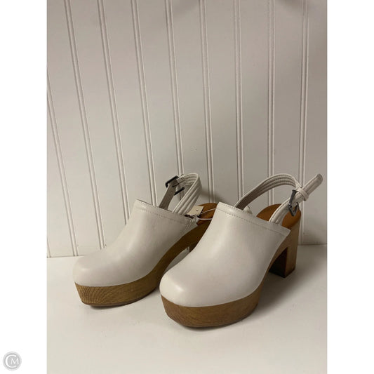 Shoes Heels Block By Universal Thread In White, Size: 6.5
