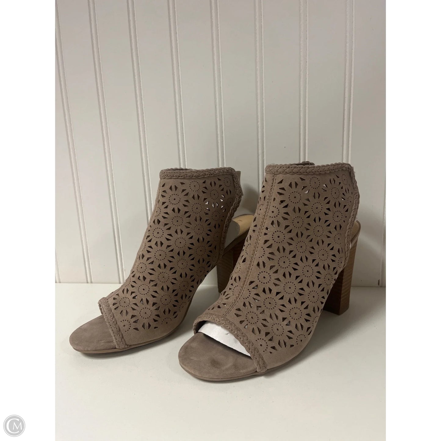 Shoes Heels Block By Lc Lauren Conrad In Taupe, Size: 8.5