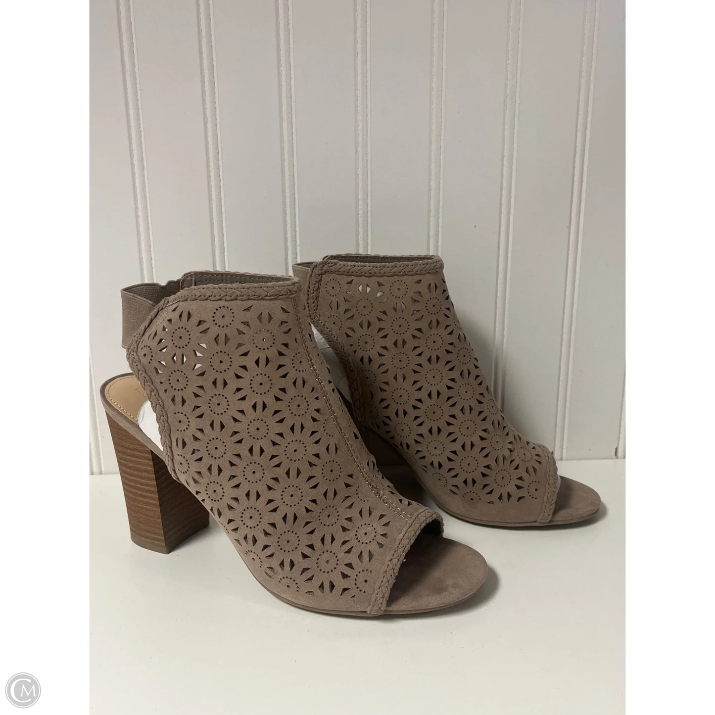 Shoes Heels Block By Lc Lauren Conrad In Taupe, Size: 8.5