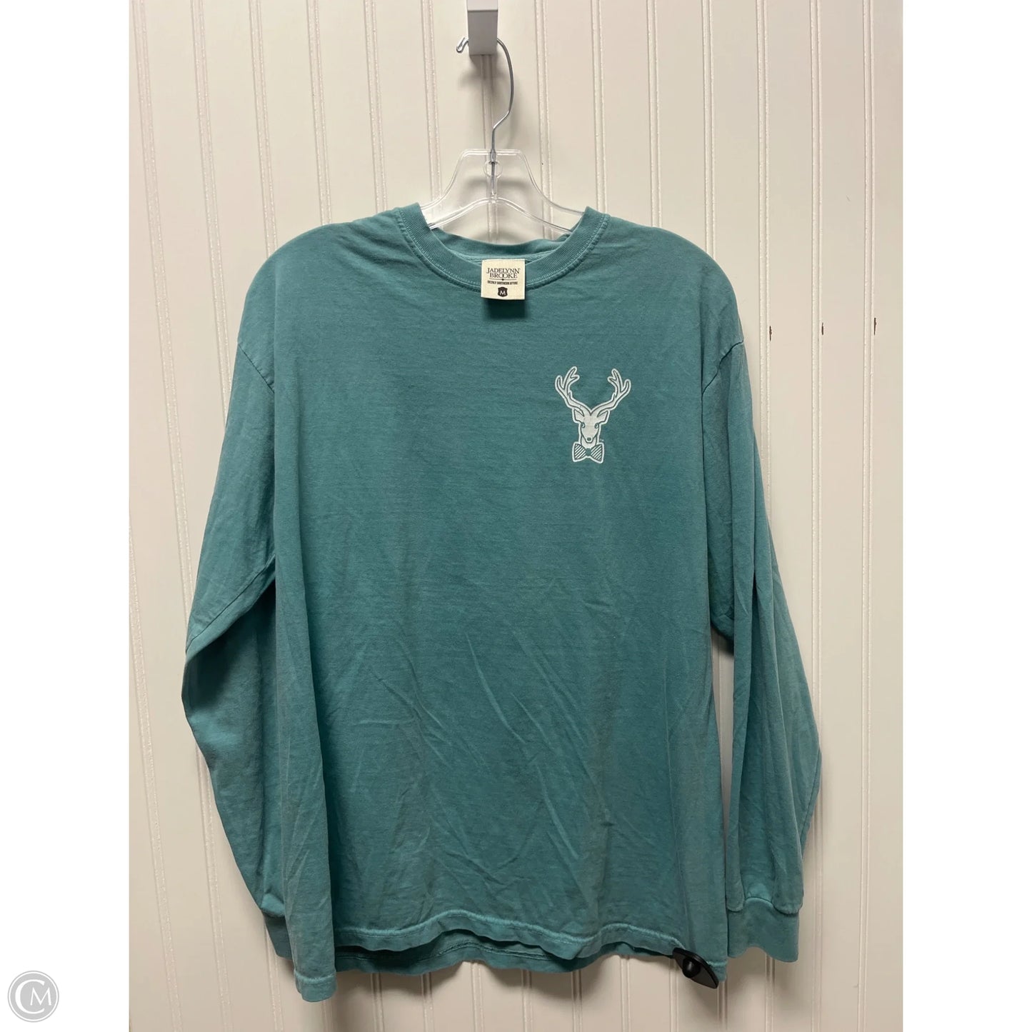Top Long Sleeve Basic By Clothes Mentor In Teal, Size: M
