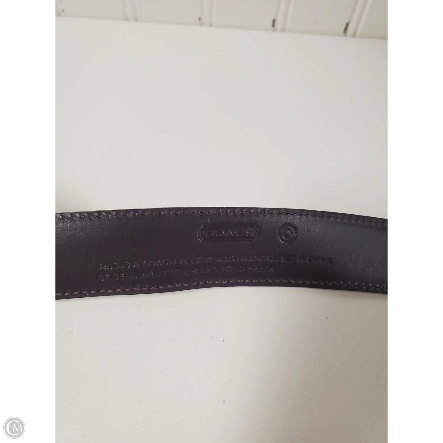 Belt Designer By Coach, Size: Xlarge