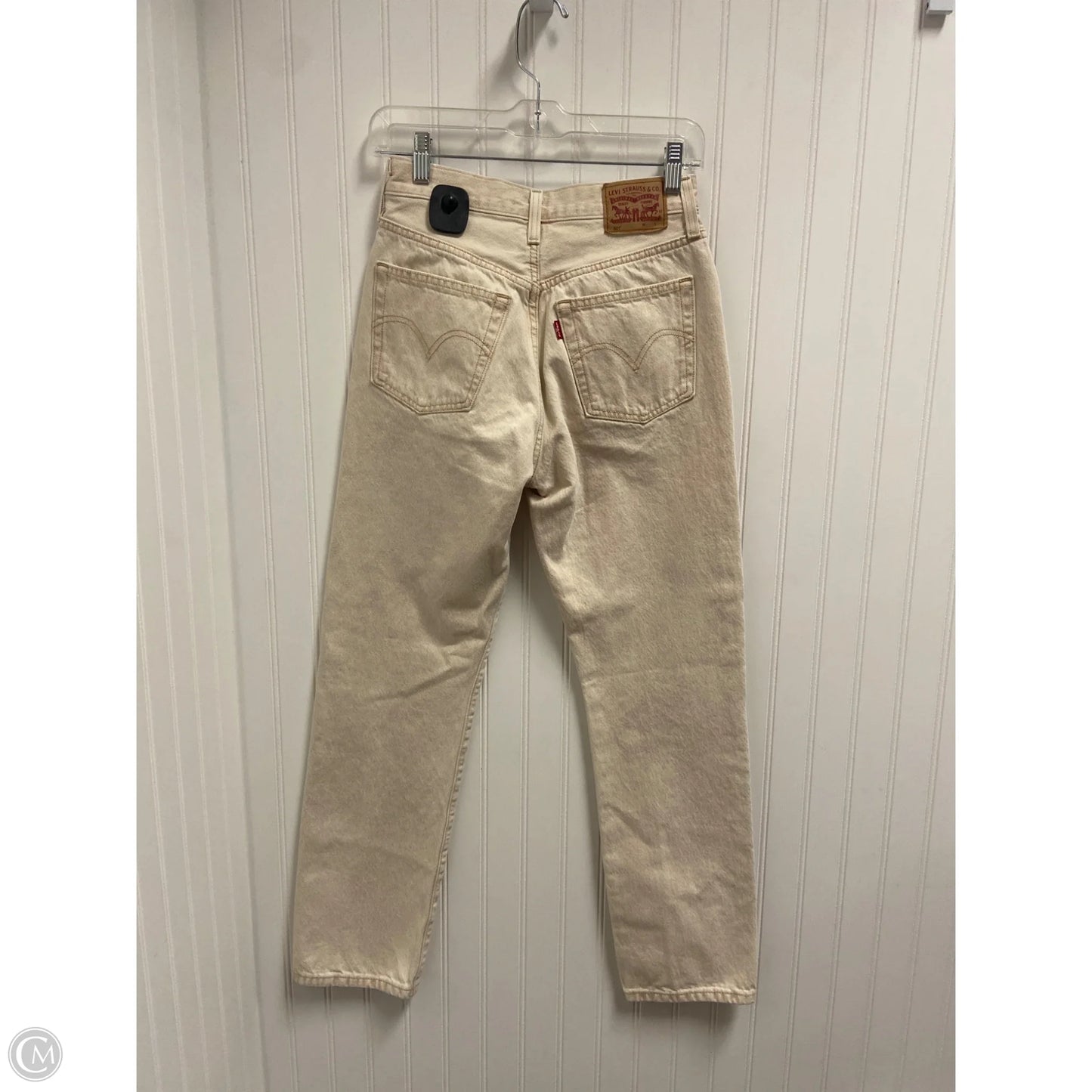 Jeans Straight By Levis In Beige, Size: 2