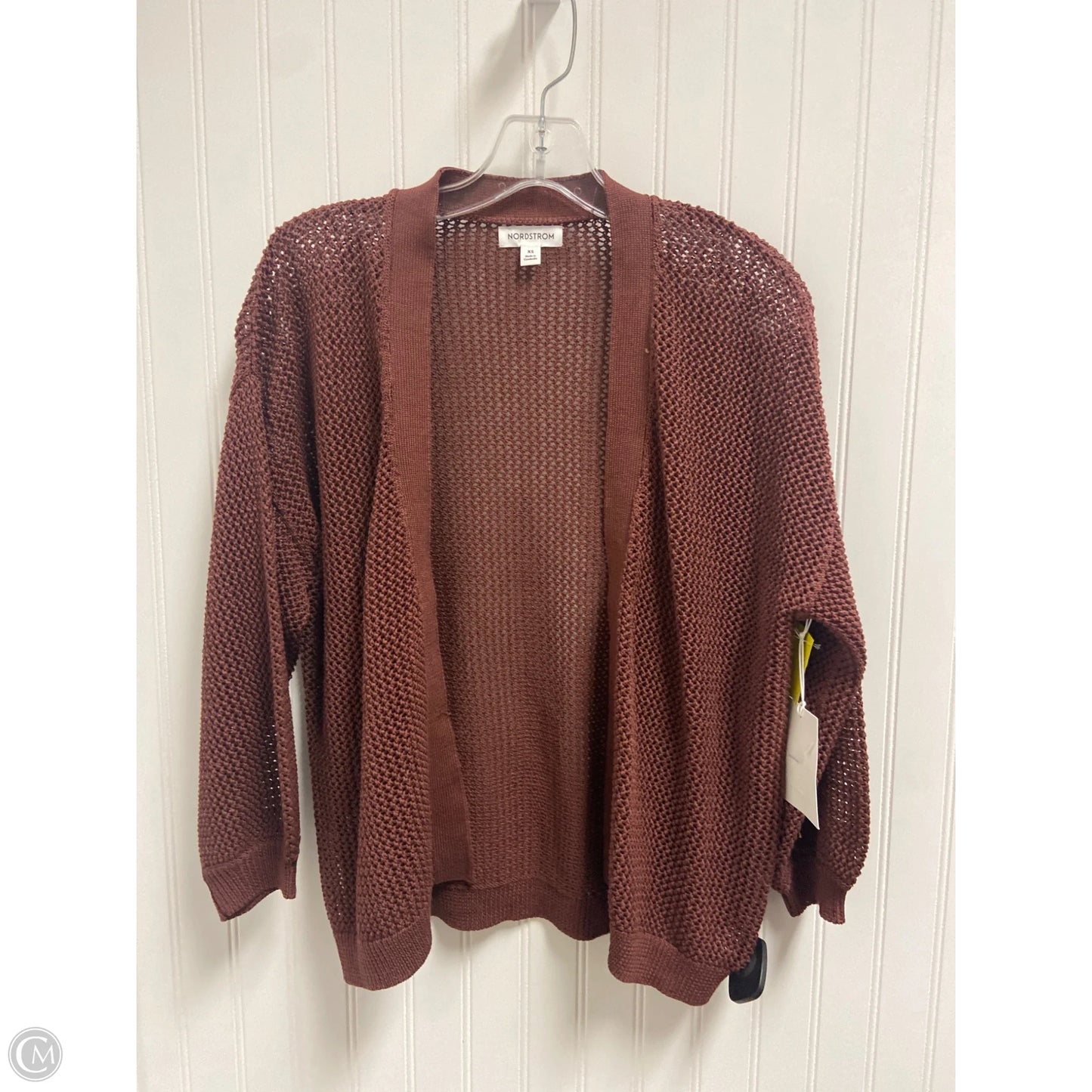 Sweater Cardigan By Nordstrom In Brown, Size: Xs