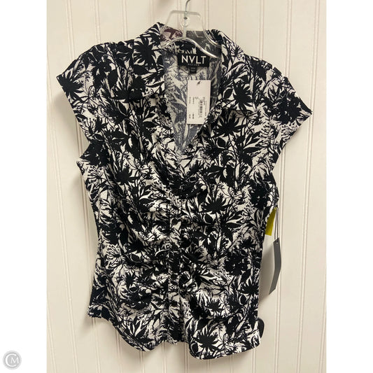Top Sleeveless By Cmc In Black & White, Size: Sp
