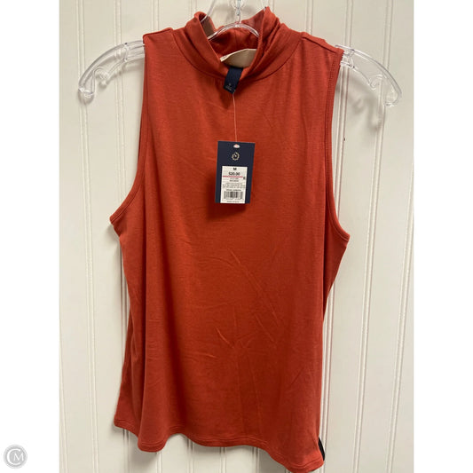 Top Sleeveless Basic By Universal Thread In Orange, Size: M