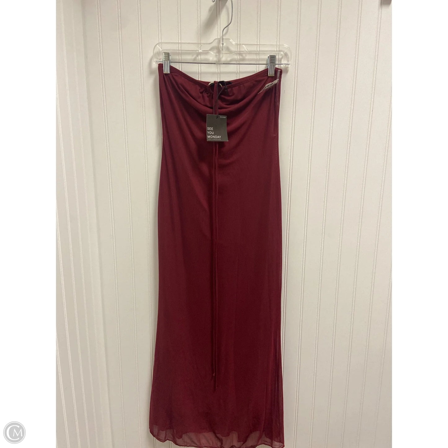 Dress Party Long By See You Monday In Maroon, Size: M