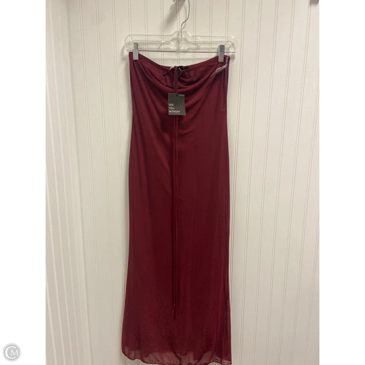 Dress Party Long By See You Monday In Maroon, Size: M