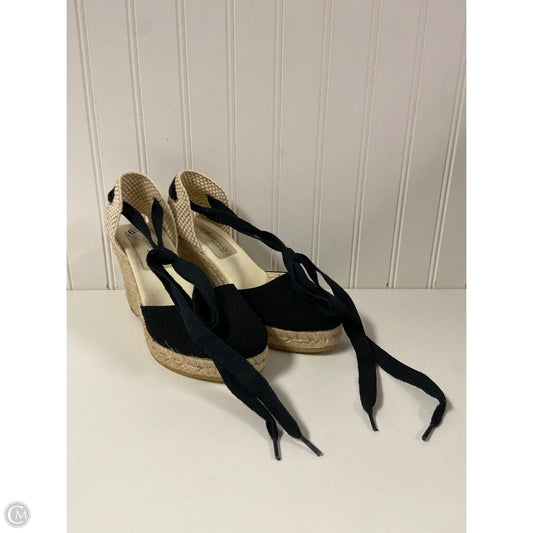 Sandals Heels Wedge By Cmb In Navy, Size: 6.5