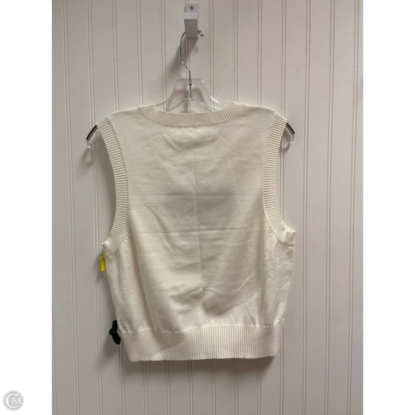 Sweater Short Sleeve By No Comment In White, Size: Xl