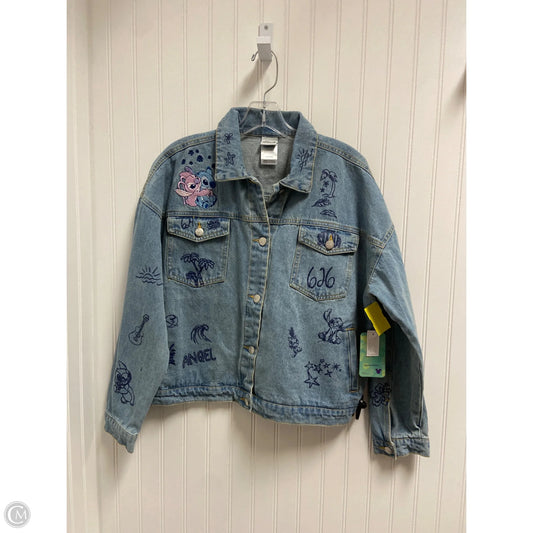 Jacket Denim By Disney In Blue Denim, Size: L