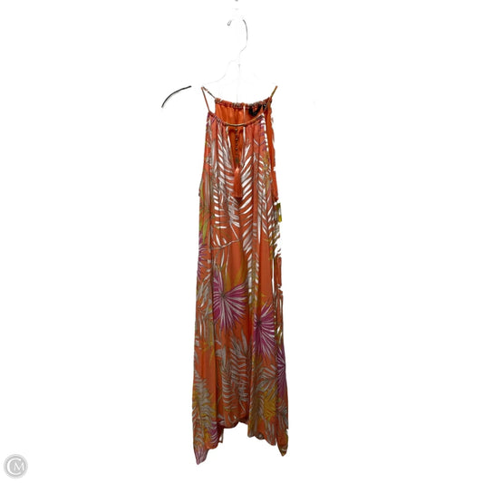 Dress Casual Midi By Mlle Gabrielle In Orange, Size: M