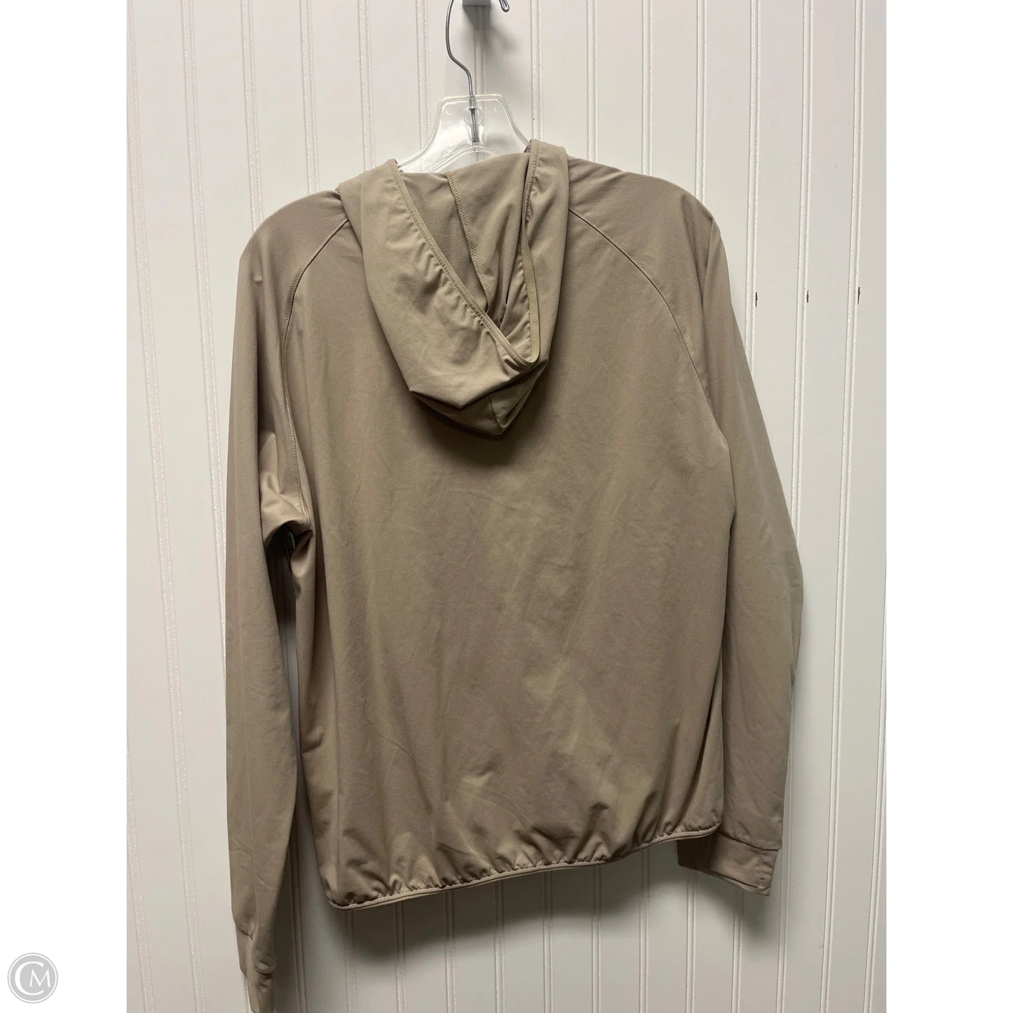 Athletic Jacket By Uniqlo In Taupe, Size: S