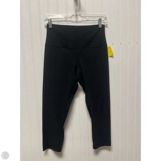 Athletic Capris By Lululemon In Black, Size: M