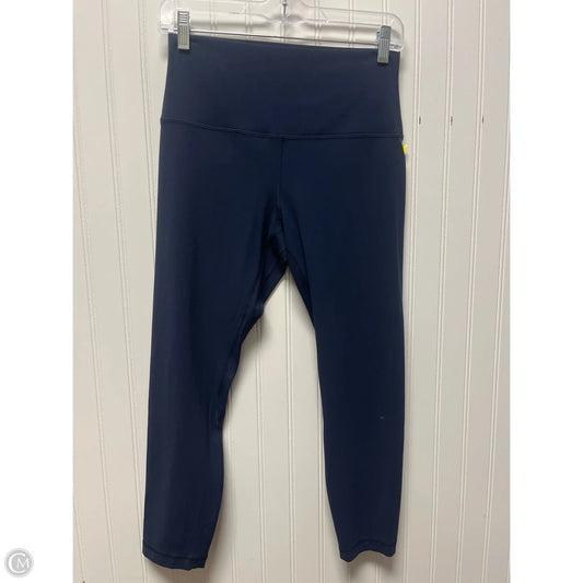 Athletic Capris By Lululemon In Navy, Size: M