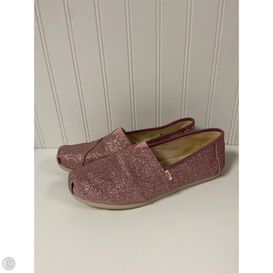 Shoes Flats By Toms In Pink, Size: 8.5