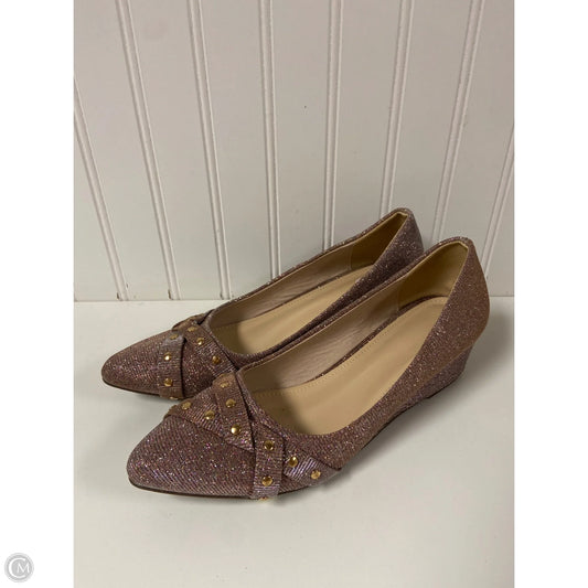 Shoes Heels Wedge By Clothes Mentor In Multi-colored, Size: 8.5