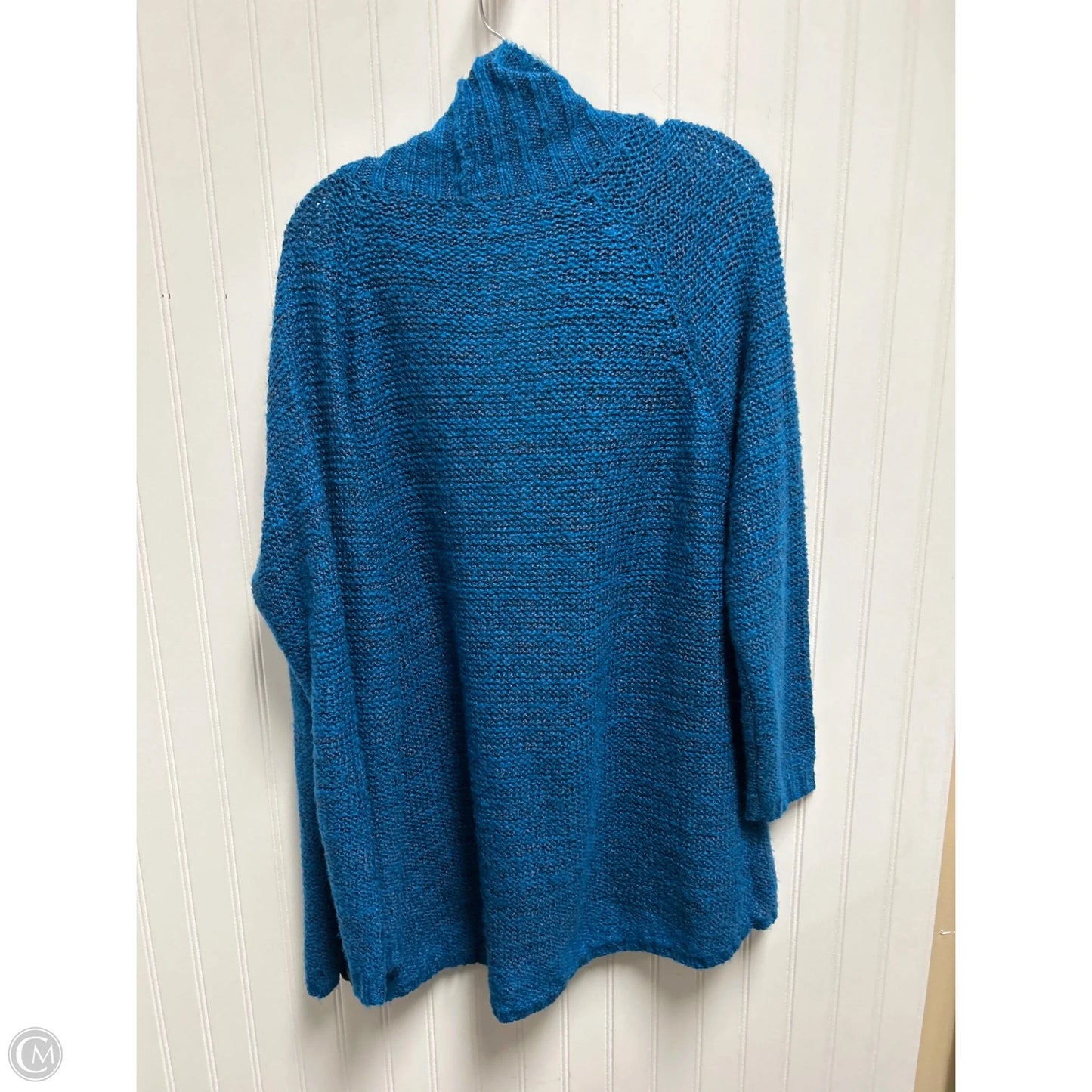 Sweater Cardigan By Erika And Co In Blue, Size: L