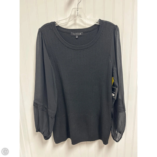 Top Long Sleeve By Cmc In Black, Size: 1x