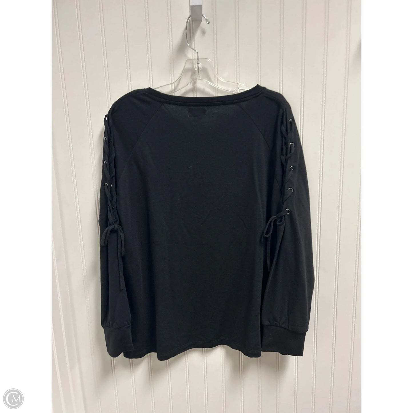 Top Long Sleeve By Clothes Mentor In Black, Size: Xl