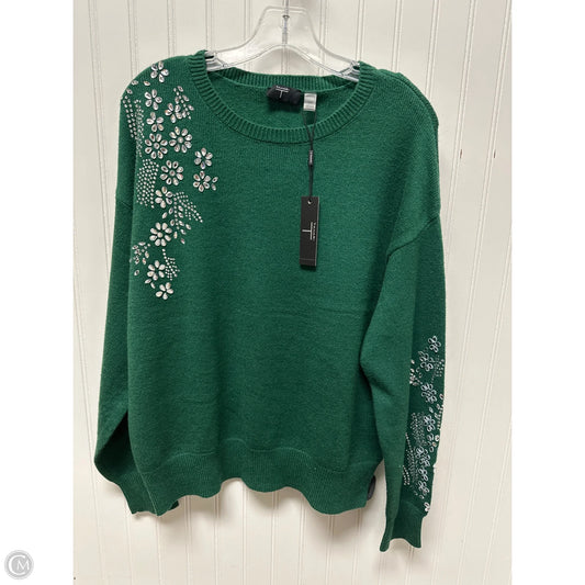 Sweater By Tahari In Green, Size: M