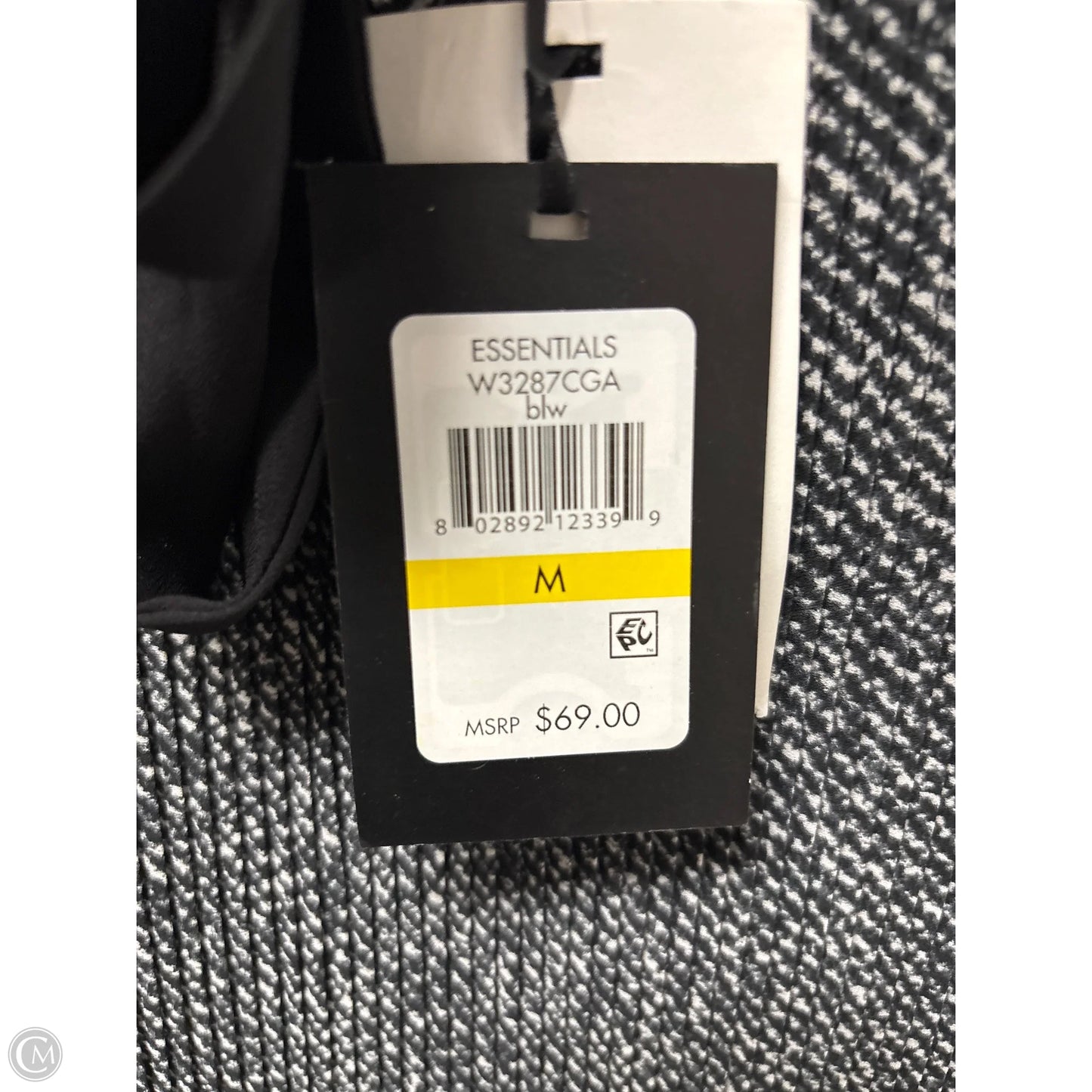 Top Sleeveless By Dkny In Black, Size: M