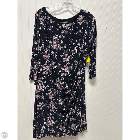 Dress Party Short By Ralph Lauren In Navy, Size: 1x