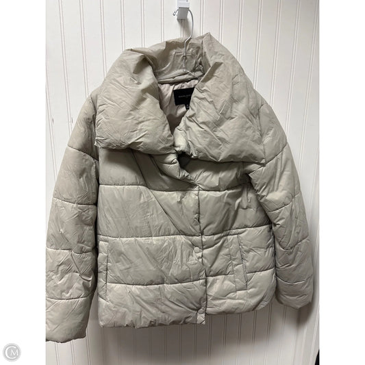 Jacket Puffer & Quilted By Banana Republic In Taupe, Size: M