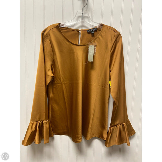 Top Long Sleeve By J. Crew In Orange, Size: M