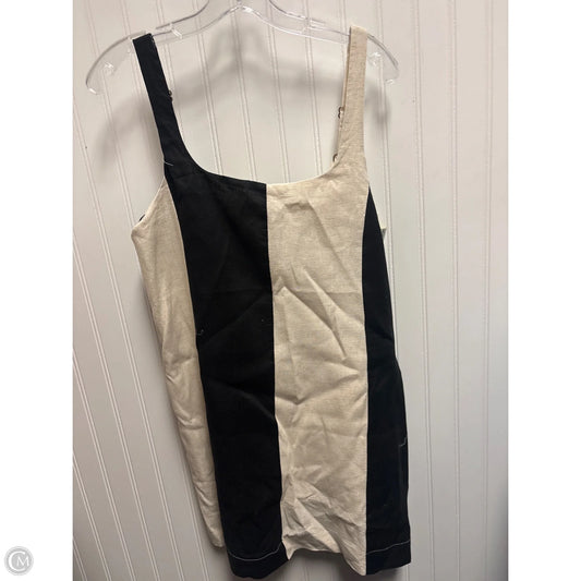 Dress Casual Short By Cmb In Black & Cream, Size: M