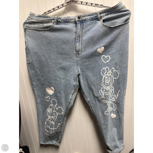 Jeans Boyfriend By Disney In Blue Denim, Size: 26