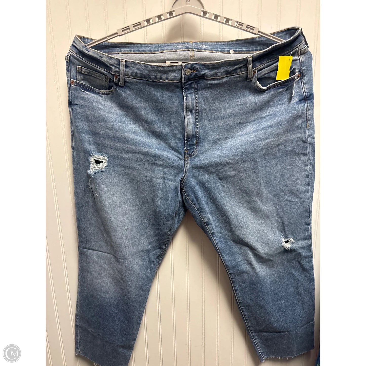 Jeans Straight By Old Navy In Blue Denim, Size: 26