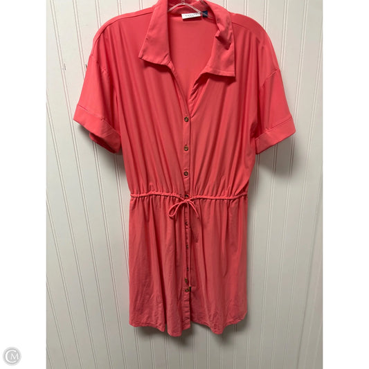 Dress Casual Short By Cabana Life In Orange, Size: L