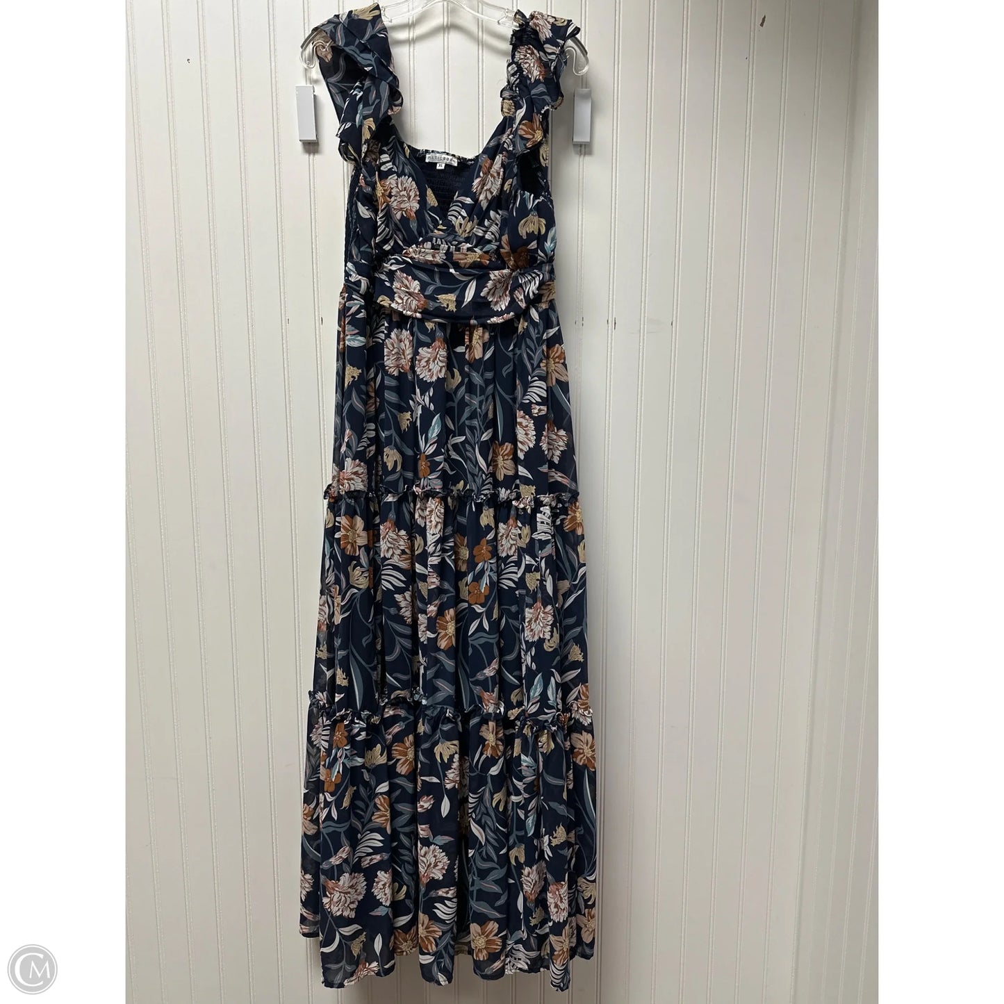 Dress Casual Maxi By Baltic Born In Floral Print, Size: Xl