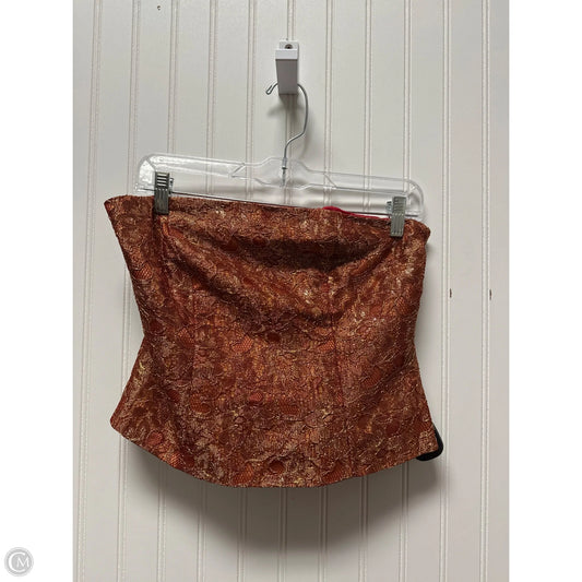 Top Sleeveless By Clothes Mentor In Red, Size: S