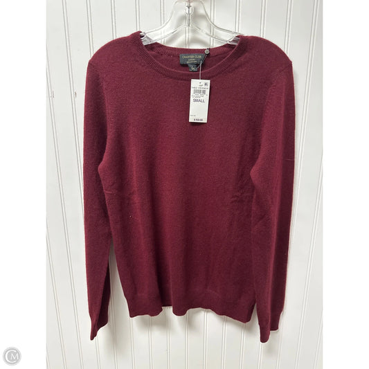 Sweater Cashmere By Charter Club In Maroon, Size: S