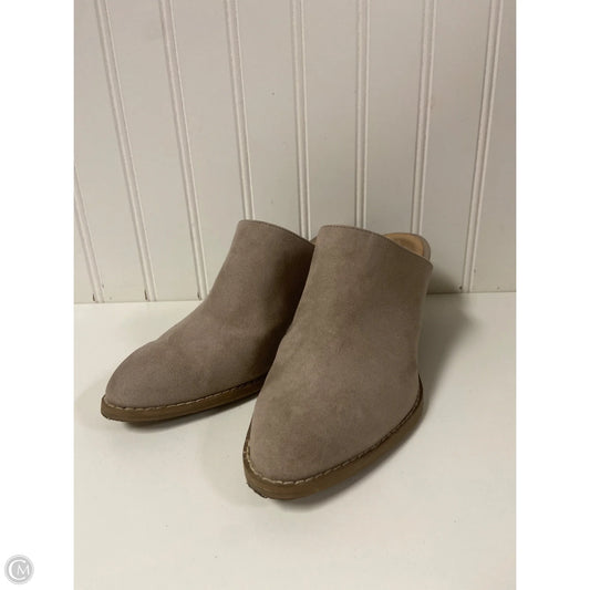 Shoes Heels Block By Old Navy In Taupe, Size: 7
