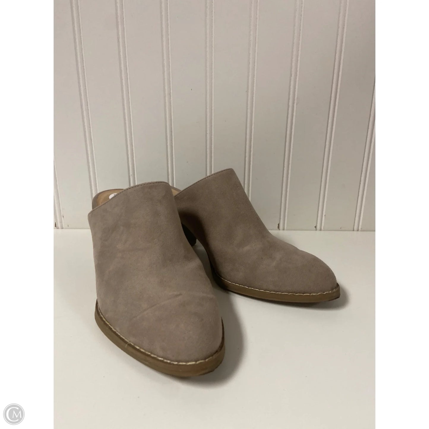 Shoes Heels Block By Old Navy In Taupe, Size: 7