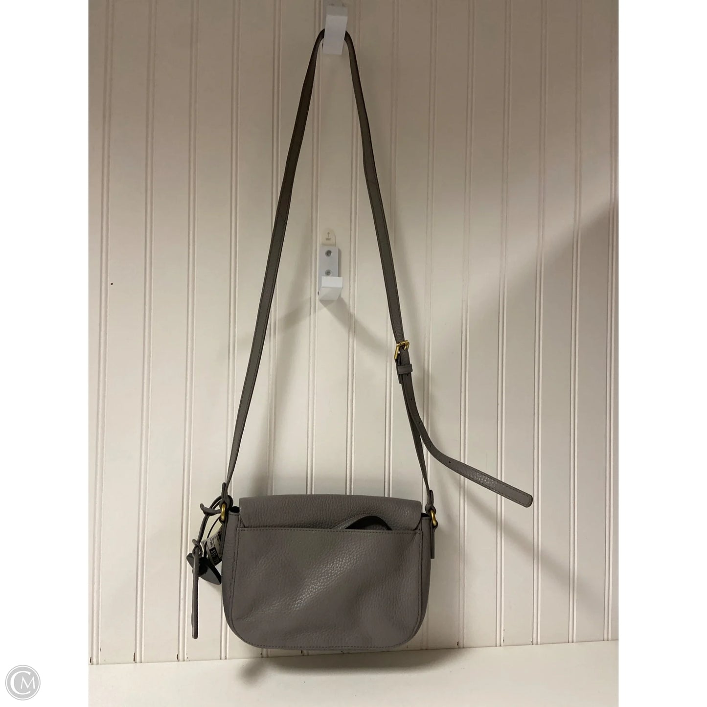 Crossbody Leather By Fossil, Size: Small