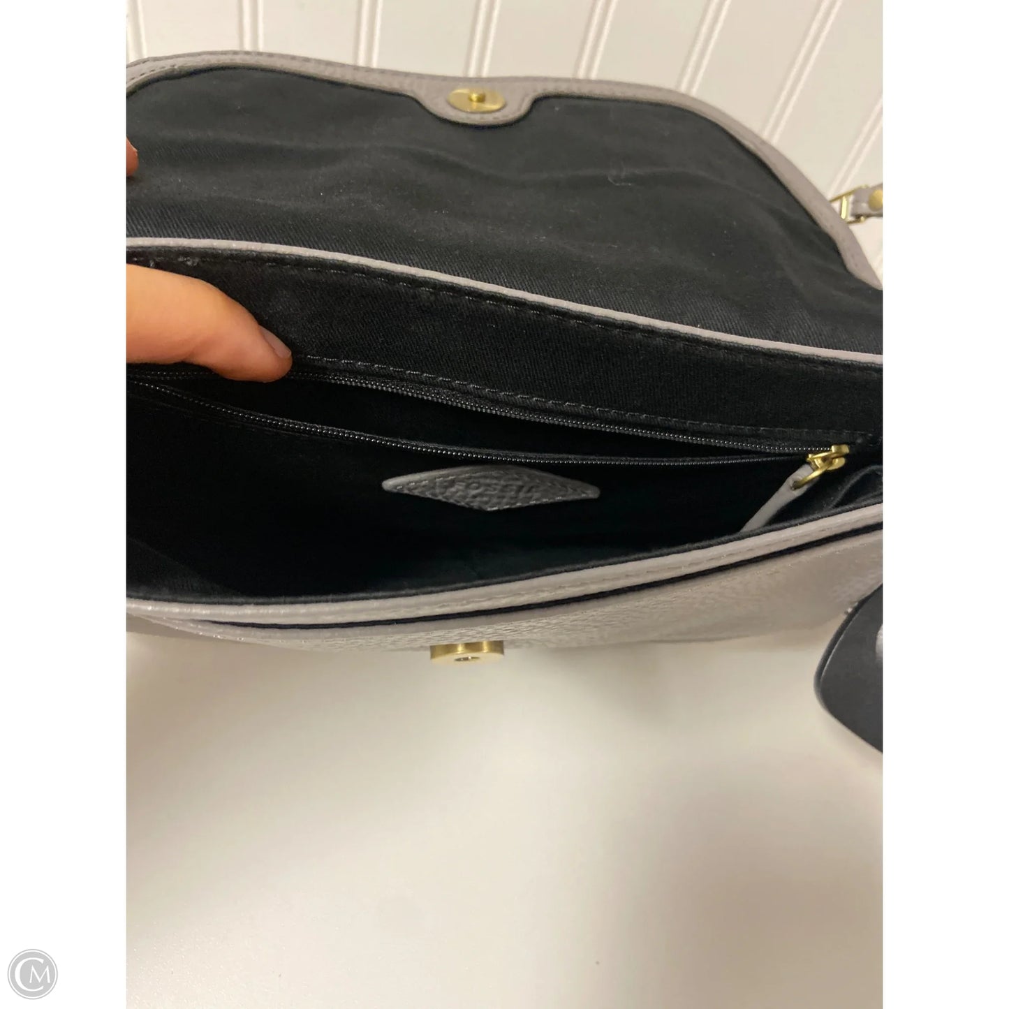 Crossbody Leather By Fossil, Size: Small