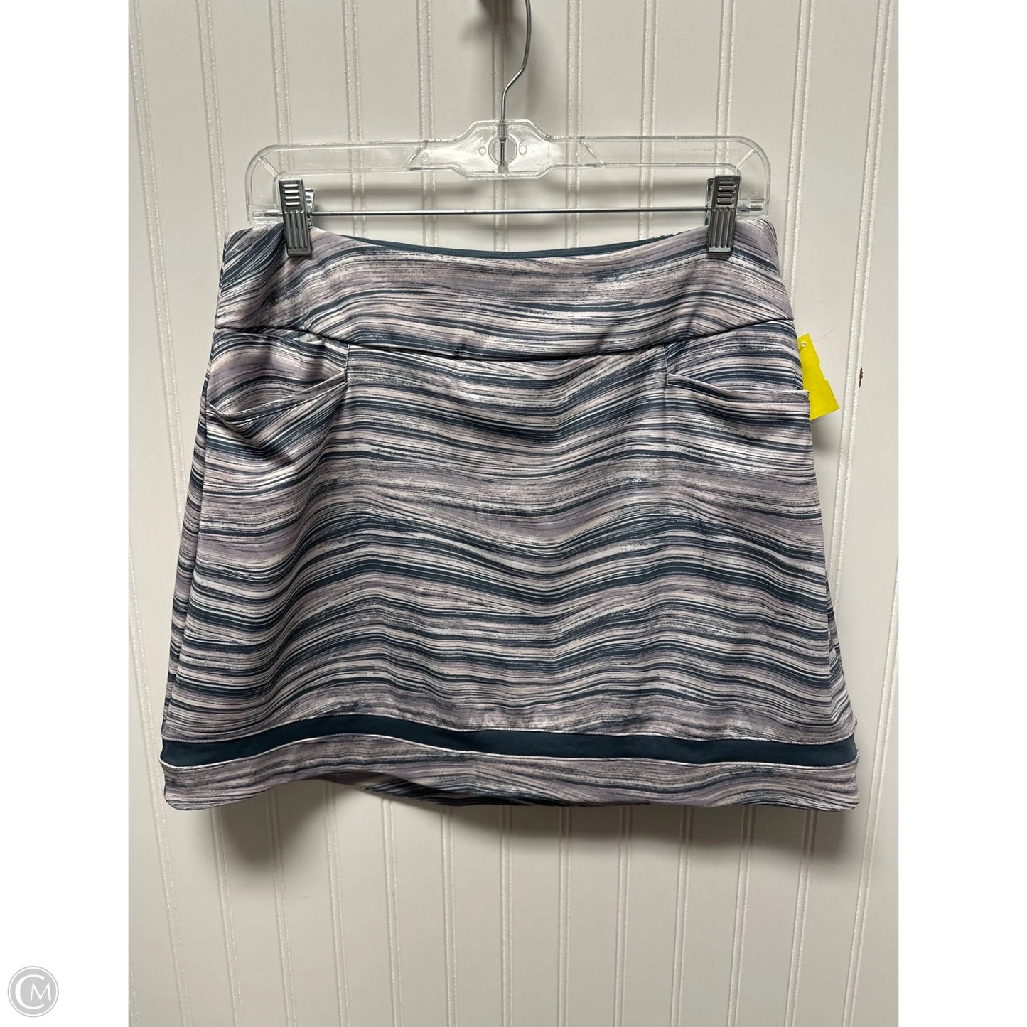 Athletic Skort By Adidas In Teal, Size: M