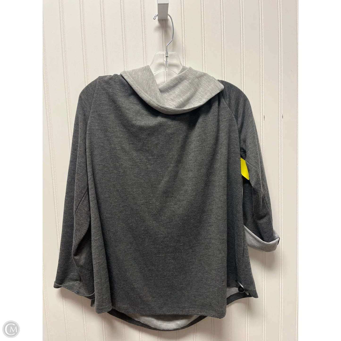 Top Long Sleeve By Chicos In Grey, Size: Xl