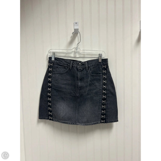 Skirt Mini & Short By Cmc In Black Denim, Size: 2