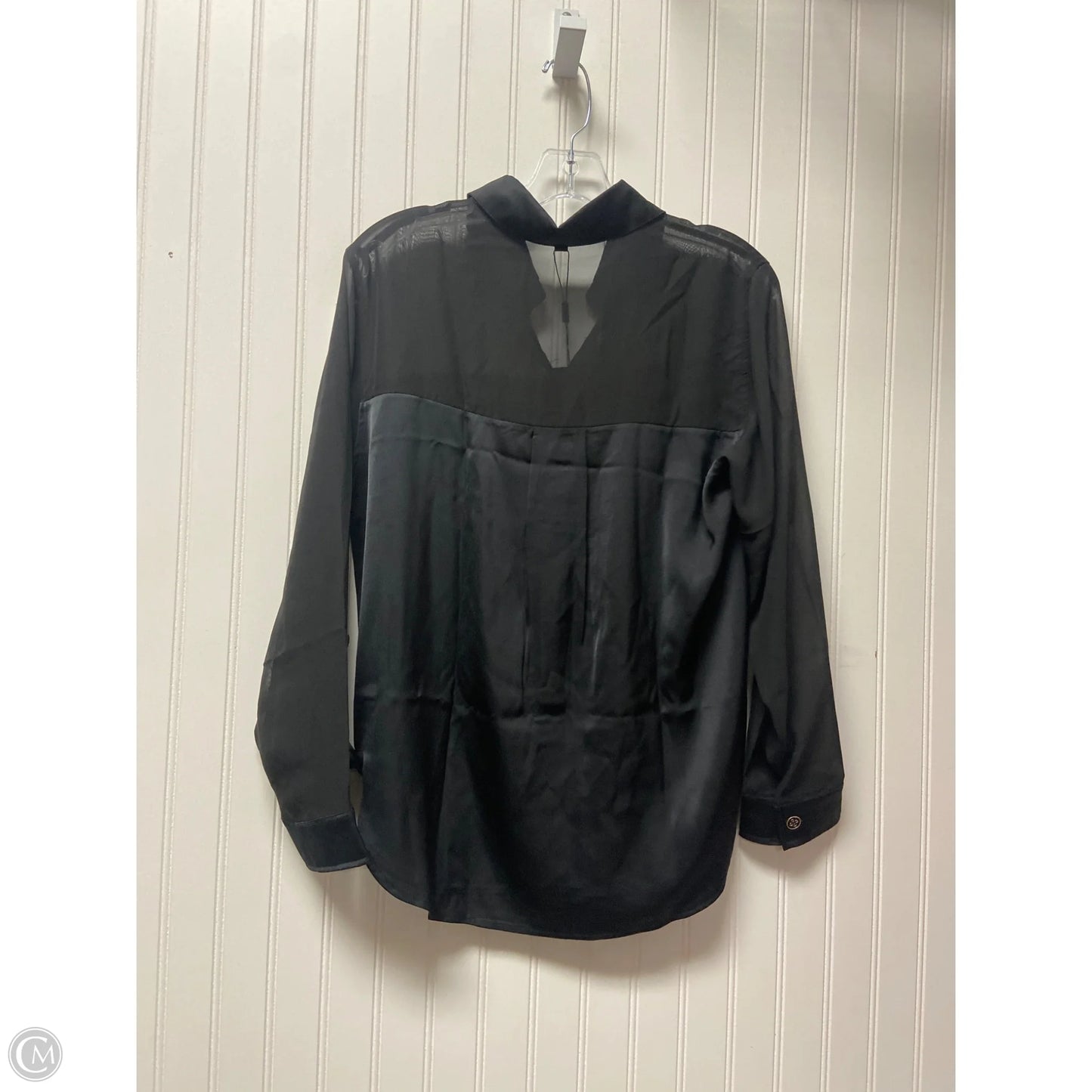Top Long Sleeve By Express In Black, Size: S