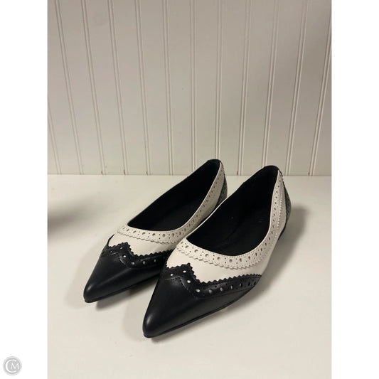 Shoes Flats By Cmc In Black & White, Size: 8.5